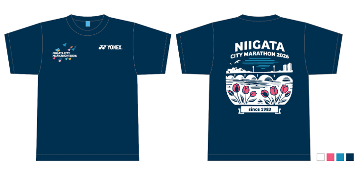 大会オリジナルTシャツの販売について – 新潟シティマラソン2026